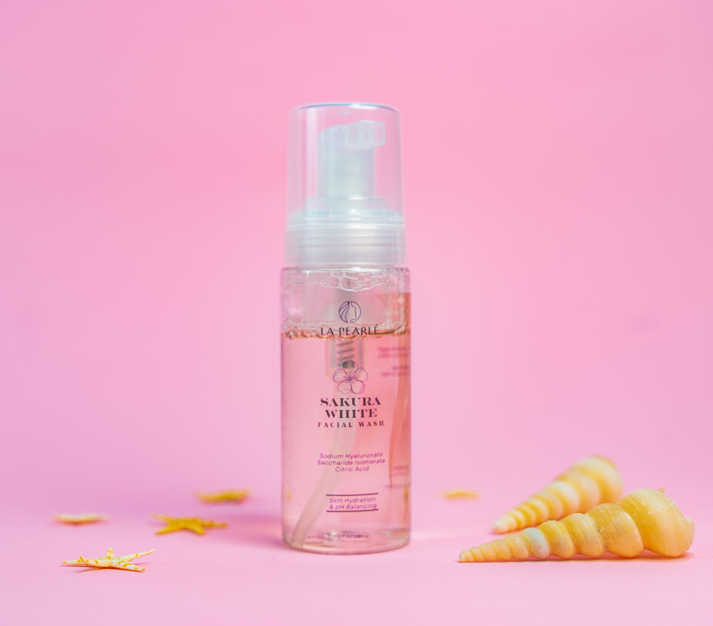 Sakura White Foaming Facial Wash